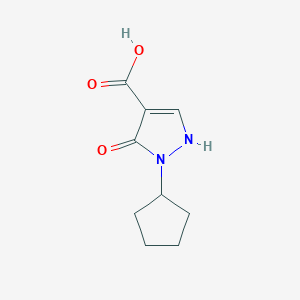 1-cyclopentyl-5-hydroxy-1H-pyrazole-4-carboxylic acid