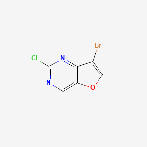 7-Bromo-2-chlorofuro[3,2-d]pyrimidine