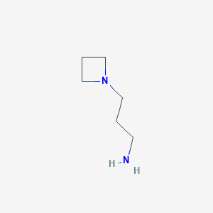 molecular formula C6H14N2 B1283606 3-(Azetidin-1-yl)propan-1-amine CAS No. 54262-75-8
