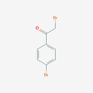 molecular formula C8H6Br2O B128361 2,4'-二溴苯乙酮 CAS No. 99-73-0