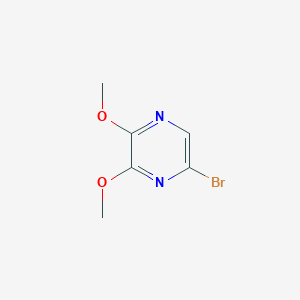 molecular formula C6H7BrN2O2 B1283610 5-Bromo-2,3-dimethoxypyrazine CAS No. 89466-19-3