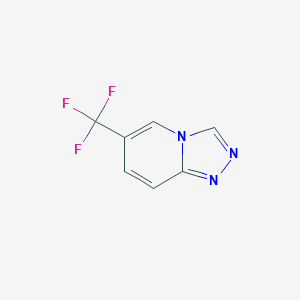 molecular formula C7H4F3N3 B12836101 6-(Trifluoromethyl)-[1,2,4]triazolo[4,3-a]pyridine 