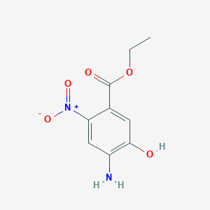 4-Amino-5-hydroxy-2-nitrobenzoic acid ethyl ester