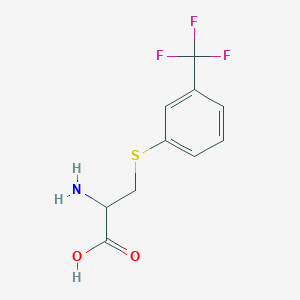 molecular formula C10H10F3NO2S B12836115 s-[3-(Trifluoromethyl)phenyl]cysteine CAS No. 2928-03-2