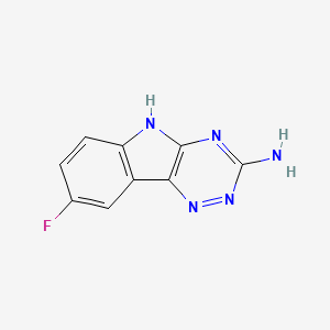 8-Fluoro-5H-[1,2,4]triazino[5,6-b]indol-3-amine