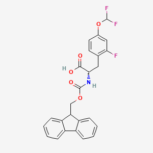 (S)-2-((((9H-Fluoren-9-yl)methoxy)carbonyl)amino)-3-(4-(difluoromethoxy)-2-fluorophenyl)propanoic acid