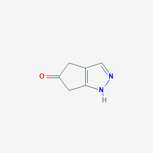 molecular formula C6H6N2O B12836206 4,6-Dihydrocyclopenta[c]pyrazol-5(1H)-one 