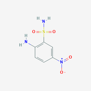 molecular formula C6H7N3O4S B1283630 2-Amino-5-nitrobenzenesulfonamide CAS No. 54734-85-9