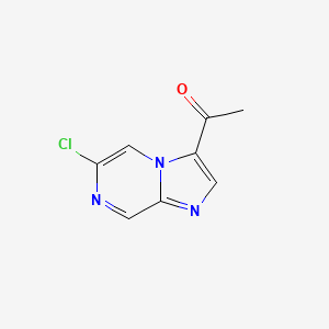 1-(6-Chloroimidazo[1,2-a]pyrazin-3-yl)ethan-1-one