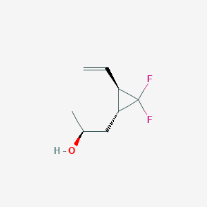 (2S)-1-[(1R,3R)-3-ethenyl-2,2-difluorocyclopropyl]propan-2-ol