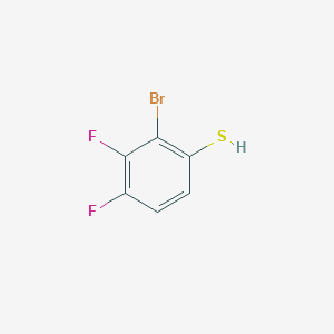 molecular formula C6H3BrF2S B12836379 2-Bromo-3,4-difluorobenzenethiol 