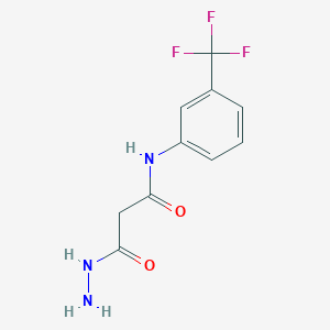 2-Hydrazinocarbonyl-N-(3-trifluoromethyl-phenyl)-acetamide