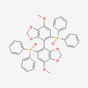 (7,7'-Dimethoxy-[4,4'-bibenzo[d][1,3]dioxole]-5,5'-diyl)bis(diphenylphosphine oxide)