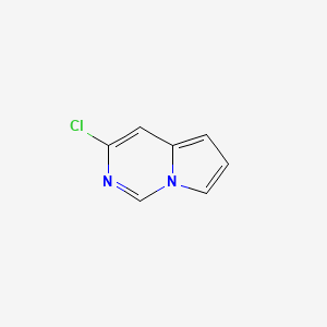 molecular formula C7H5ClN2 B12836461 3-Chloropyrrolo[1,2-c]pyrimidine 