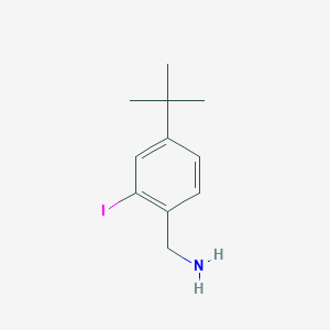 (4-(Tert-butyl)-2-iodophenyl)methanamine