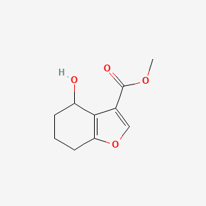 molecular formula C10H12O4 B12836477 Methyl 4-hydroxy-4,5,6,7-tetrahydrobenzofuran-3-carboxylate 