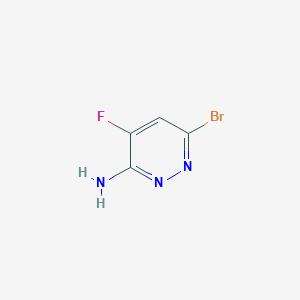 6-Bromo-4-fluoro-pyridazin-3-amine