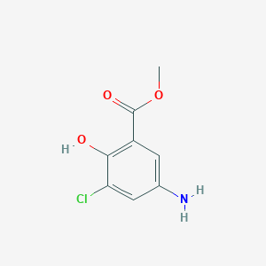 Methyl 5-amino-3-chloro-2-hydroxybenzoate