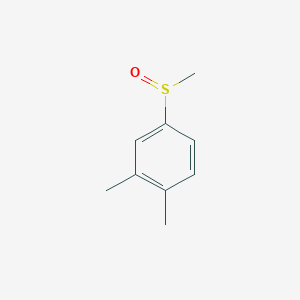 molecular formula C9H12OS B12836486 3,4-Dimethylphenylmethylsulfoxide 