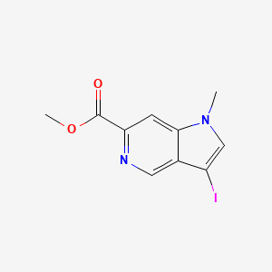 Methyl 3-iodo-1-methyl-1H-pyrrolo[3,2-c]pyridine-6-carboxylate