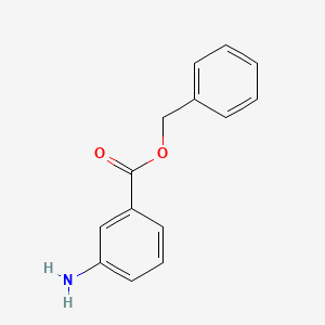 molecular formula C14H13NO2 B1283651 Benzyl 3-aminobenzoate CAS No. 80787-43-5