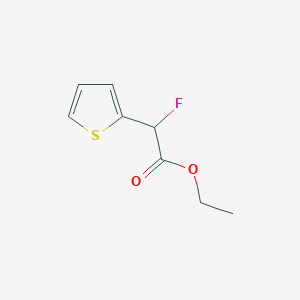 molecular formula C8H9FO2S B12836516 Ethyl 2-Fluoro(2-thienyl)acetate 