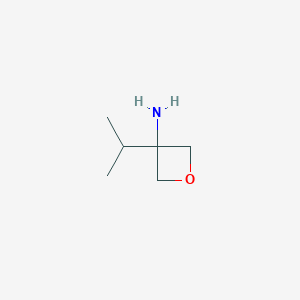 molecular formula C6H13NO B12836533 3-Isopropyloxetan-3-amine 