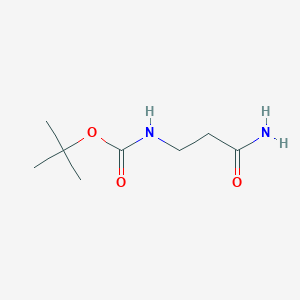 molecular formula C8H16N2O3 B1283654 tert-Butyl (3-amino-3-oxopropyl)carbamate CAS No. 65983-35-9