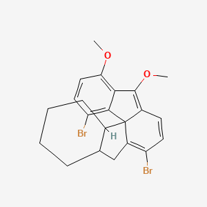 3,12-Dibromo-6,8-dimethoxypentacyclo[11.7.0.01,9.02,7.015,20]icosa-2,4,6,8,10,12-hexaene