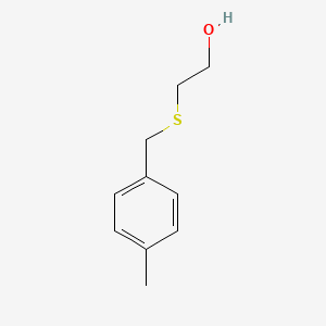 molecular formula C10H14OS B1283656 2-[(4-甲苯甲基)硫]乙醇 CAS No. 89040-08-4