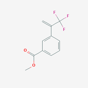 molecular formula C11H9F3O2 B12836573 Methyl 3-[1-(trifluoromethyl)vinyl]benzoate 