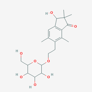 molecular formula C21H30O8 B128366 Pteroxide D CAS No. 35943-38-5