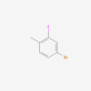 molecular formula C7H6BrI B1283662 4-溴-2-碘-1-甲基苯 CAS No. 260558-15-4