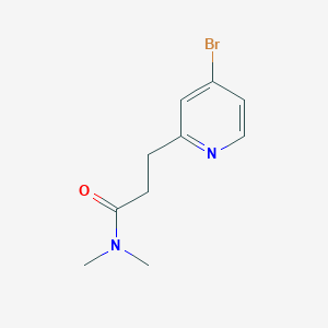 3-(4-bromopyridin-2-yl)-N,N-dimethylpropanamide