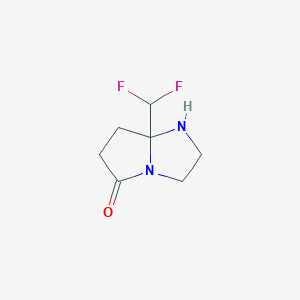 7a-(Difluoromethyl)tetrahydro-1H-pyrrolo[1,2-a]imidazol-5(6H)-one