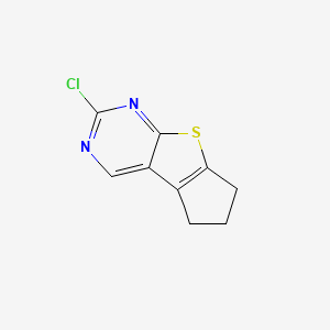 2-Chloro-6,7-dihydro-5h-cyclopenta[4,5]thieno[2,3-d]pyrimidine