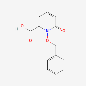 molecular formula C13H11NO4 B1283667 1-(Benzyloxy)-6-oxo-1,6-dihydropyridine-2-carboxylic acid CAS No. 210366-15-7