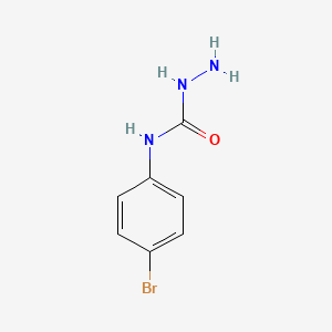 molecular formula C7H8BrN3O B1283669 3-氨基-1-(4-溴苯基)脲 CAS No. 2646-26-6