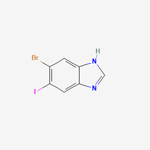 5-Bromo-6-iodo-1H-benzimidazole