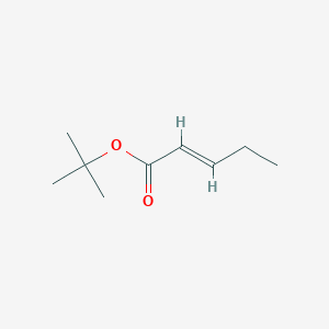 molecular formula C9H16O2 B12836713 tert-butyl (E)-pent-2-enoate 