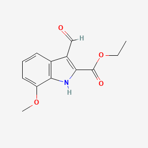 Ethyl 3-formyl-7-methoxy-1H-indole-2-carboxylate