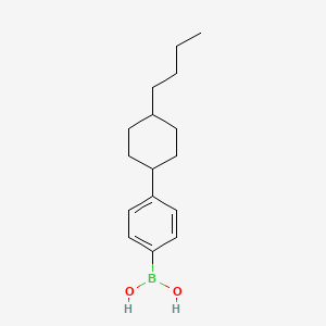 molecular formula C16H25BO2 B1283672 4-(trans-4-Butylcyclohexyl)phenylboronic acid CAS No. 315220-11-2