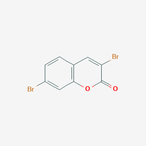 molecular formula C9H4Br2O2 B12836726 3,7-Dibromo-2H-chromen-2-one 