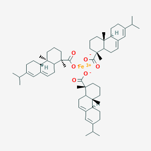 molecular formula C60H87FeO6 B12836773 Iron triabietate 