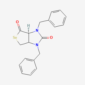 molecular formula C19H18N2O2Se B12836779 (3aS, 4aR)-1,3-Dibenzyldihydro-1H-selenolo[3,4-d]imidazole-2,4-(3H,3aH)dione 