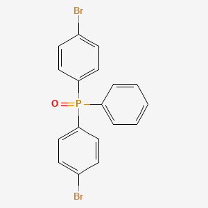 molecular formula C18H13Br2OP B1283679 Bis(4-bromophenyl)phenylphosphine oxide CAS No. 93869-52-4