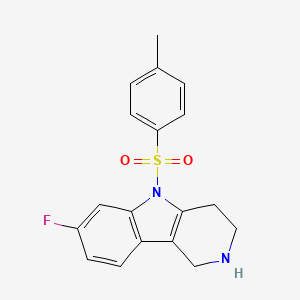 7-fluoro-5-tosyl-2,3,4,5-tetrahydro-1H-pyrido[4,3-b]indole