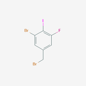 3-Bromo-5-fluoro-4-iodobenzyl bromide