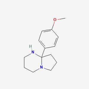 B1283689 8A-(4-methoxyphenyl)octahydropyrrolo[1,2-a]pyrimidine CAS No. 904817-50-1