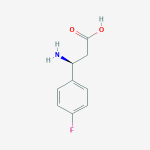 molecular formula C9H10FNO2 B128369 (S)-3-Amino-3-(4-fluoro-phenyl)-propionic acid CAS No. 151911-33-0